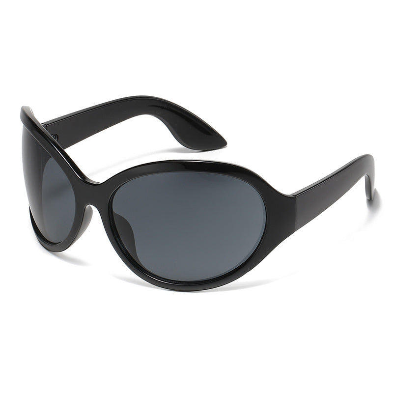 Wholesale Y2K Oversize Box PC Hip-hop Sunglasses